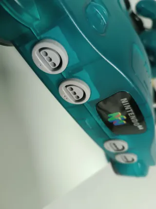 N64 Blue. Excelente. Edición limitada.
