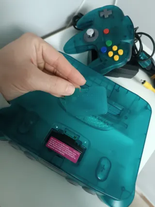 N64 Blue. Excelente. Edición limitada.