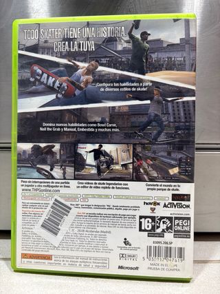 Tony Hawk's Proving Ground Xbox 360 + libreto.