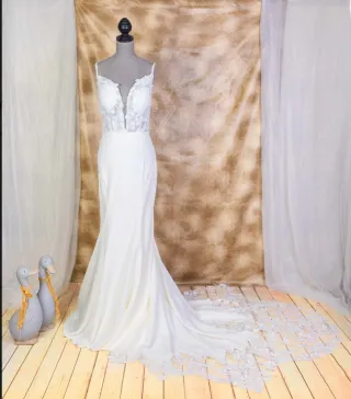 Vestido de Novia Blanco Encaje