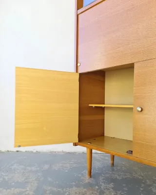 Secreter Mid Century francés. Vintage, 60s.