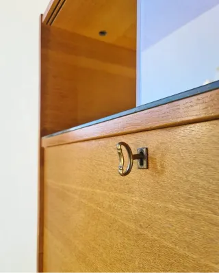 Secreter Mid Century francés. Vintage, 60s.