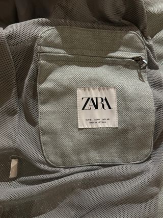Chaqueta Zara Gris