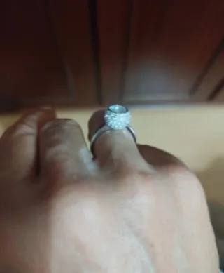 Anel Swarovski Novo  noivado