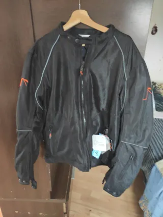 Chaqueta de moto térmica negra