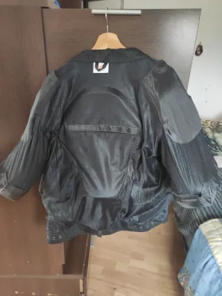 Chaqueta de moto térmica negra