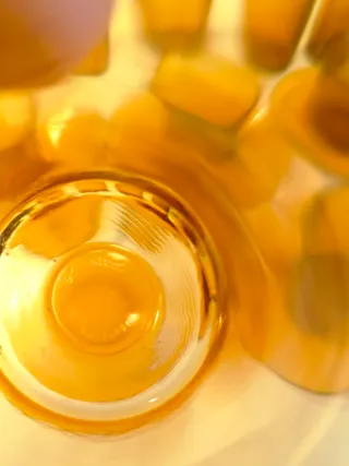 20 piezas Duralex antigua ámbar, Duralex Spain