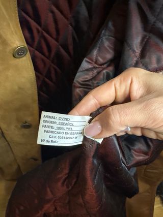 Chaqueta de hombre 100% ovino