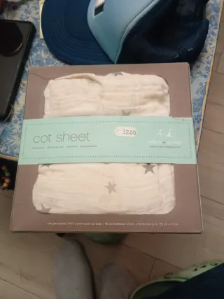 Sábanas cuna Aden + Anais 100% algodón