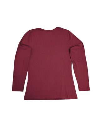 Maglietta Maniche Lunghe Bordeau