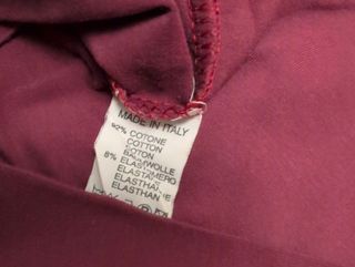 Maglietta Maniche Lunghe Bordeau