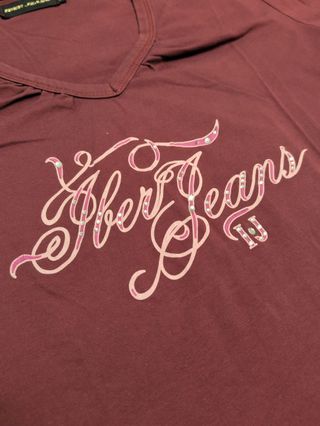 Maglietta Maniche Lunghe Bordeau