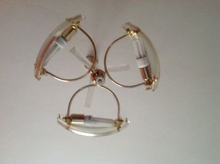 Lámpara cristal y metal