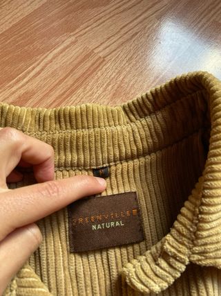 Abrigo de pana hombre talla m