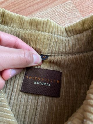 Abrigo de pana hombre talla m