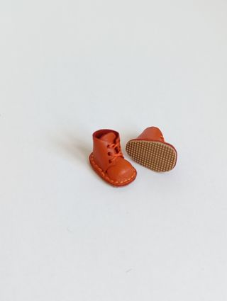 Scarpe in pelle per bambole Blythe Pullip Qbaby