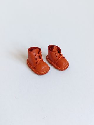 Scarpe in pelle per bambole Blythe Pullip Qbaby