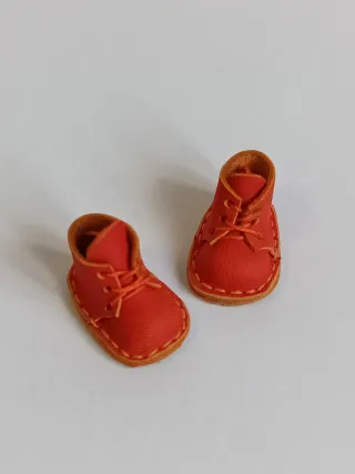 Scarpe in pelle per bambole Blythe Pullip Qbaby