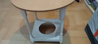 Mesa camilla redonda madera