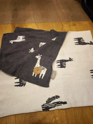 Conjunto de mantas para cuna o carro de bebé