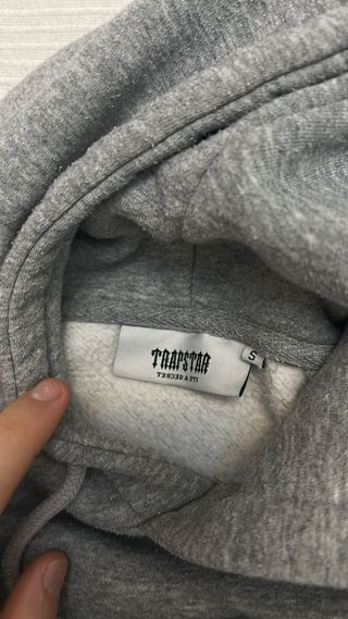 Sudadera Trapstar Gris Logo