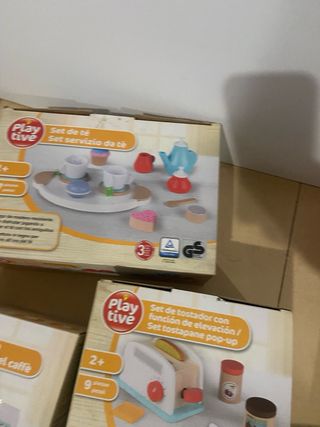 Lote Juguetes Madera Cocina Playtive