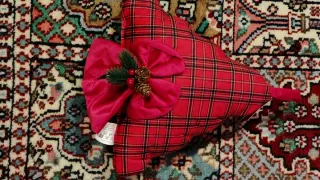 Fiocco natalizio Vesto casa rosso