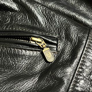Chaqueta Belstaff Vintage de Cuero Negra Talla S