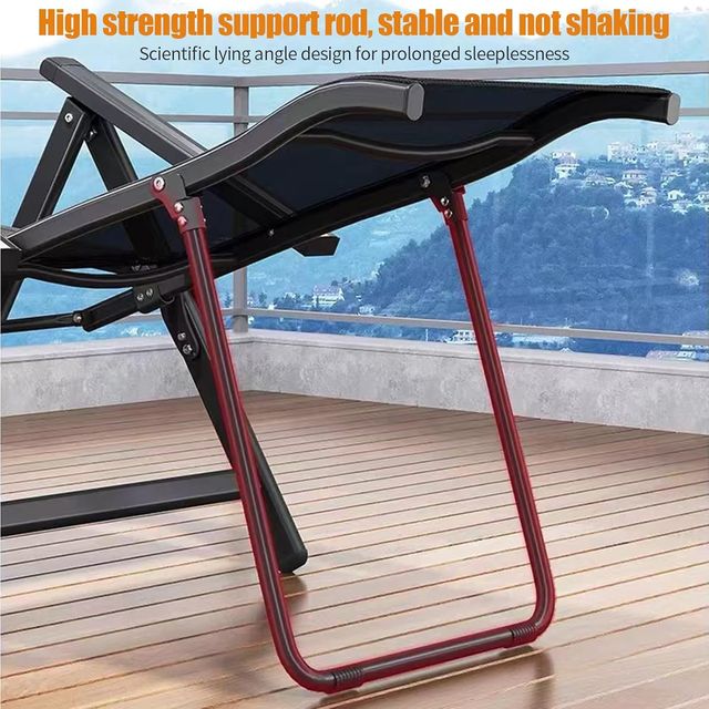 Tumbona grande Ajustable 0-170° Plegable