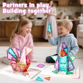 NUEVO! Set 48 Bloques Magnéticos Purpurina