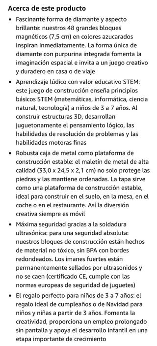 NUEVO! Set 48 Bloques Magnéticos Purpurina