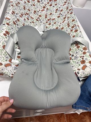Cojín Bañera Bebé Twistshake Gris