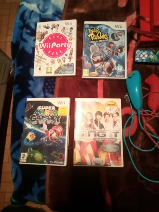 Pack Consola Wii + Juegos y Accesorios
