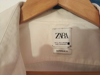 Camisa Zara Talla L Superslim Fit