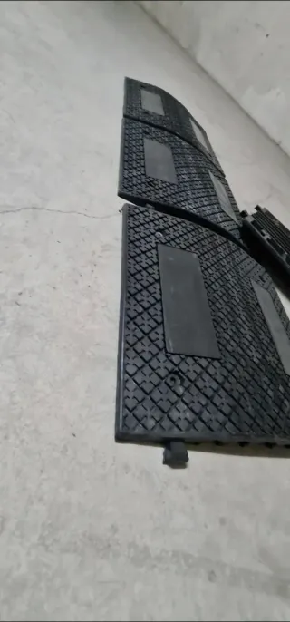 Badén de caucho, 50x50x5cm, evita roces, reductore