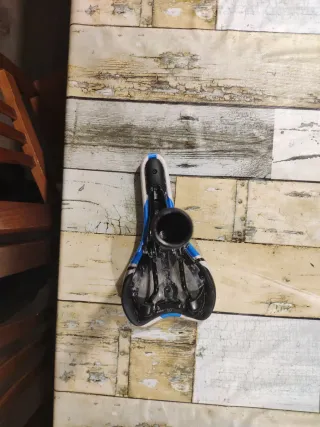 Sillín de bicicleta Velo blanco y azul