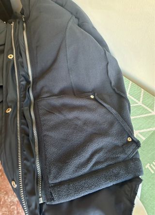 Chaqueta impermeable azul marino