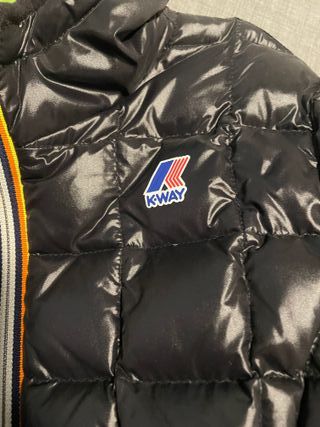 Piumino K-Way Lily Thermoplus Nero Bianco