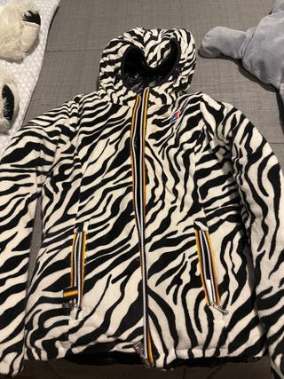 Piumino K-Way Lily Thermoplus Nero Bianco