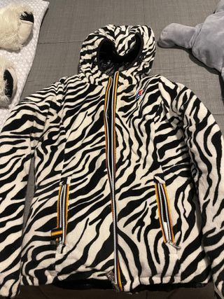 Piumino K-Way Lily Thermoplus Nero Bianco