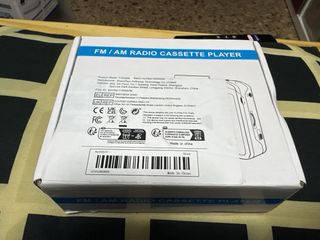 Reproductor Casete AM-FM Negro