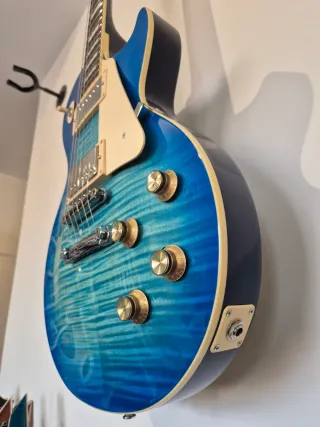 Guitarra Tokai LS128 F Ocean Blue Burst 2017 MIJ