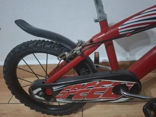 Bicicleta infantil roja SPEED