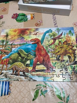 Puzzle Educa 100 Piezas Dinosaurios