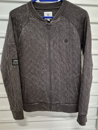 Chaqueta Element acolchada cremallera marrón