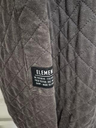 Chaqueta Element acolchada cremallera marrón