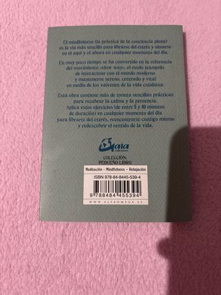 El pequeño libro del Mindfulness: 10 minutos al...