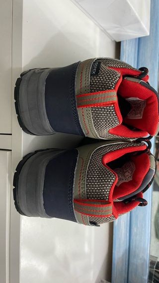 Botas Montaña Regatta Isotex Waterproof verde/Rojo