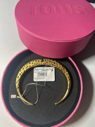 Esclava Tous Plata 925 con Baño Oro 18K A Estrenar