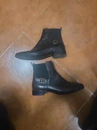 Botines Lottusse Talla 41 Marrón Burdeos